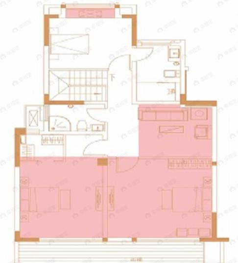 卧龙谷壹号4室3厅3卫户型图