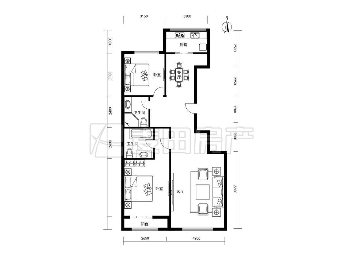 整租·润枫水尚