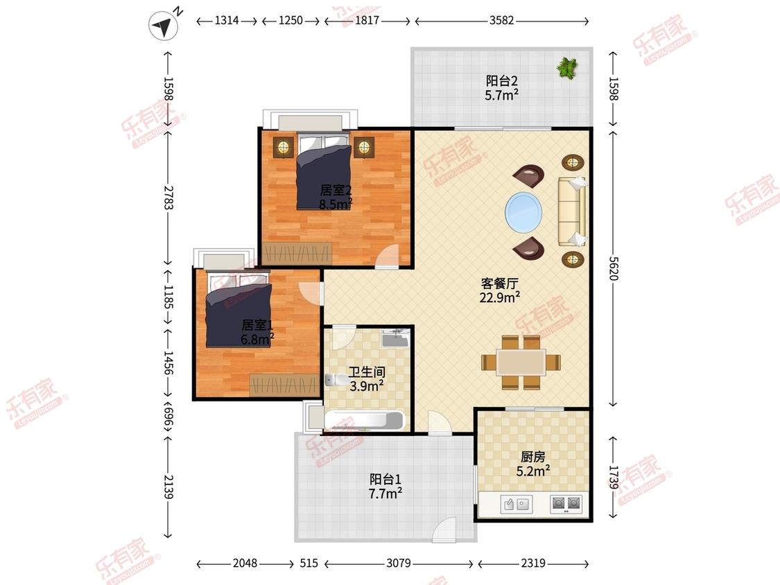 整租·实地璟湖城百合家园