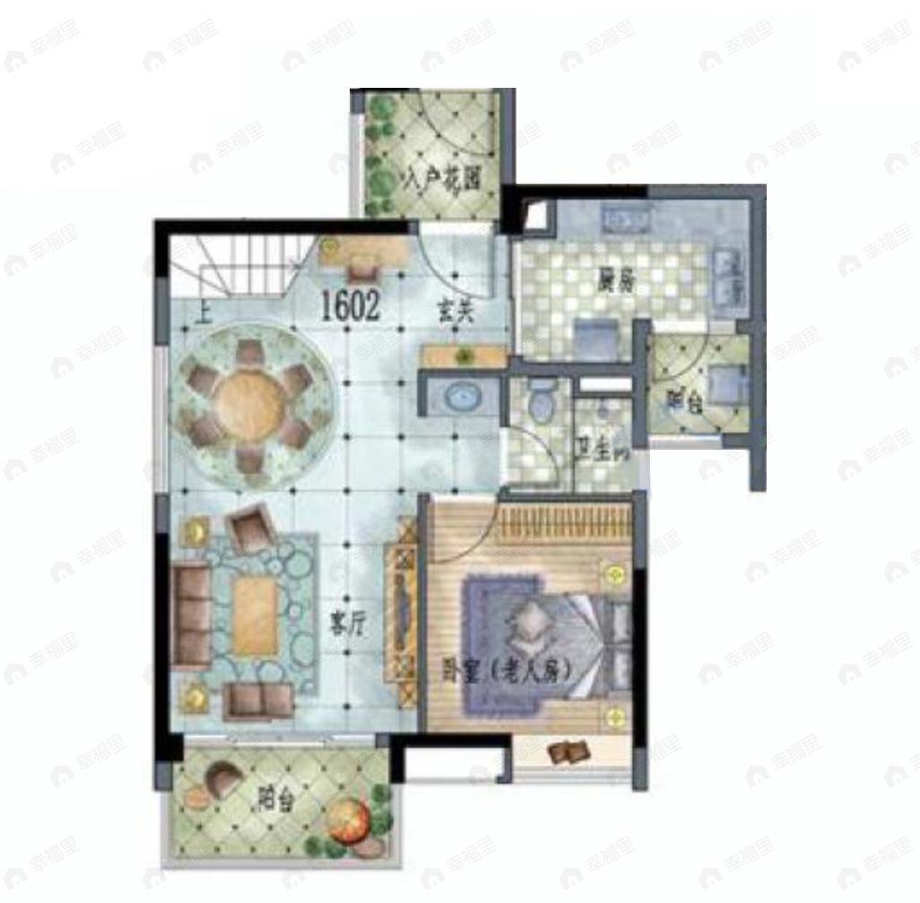 保利半岛4室2厅2卫户型图