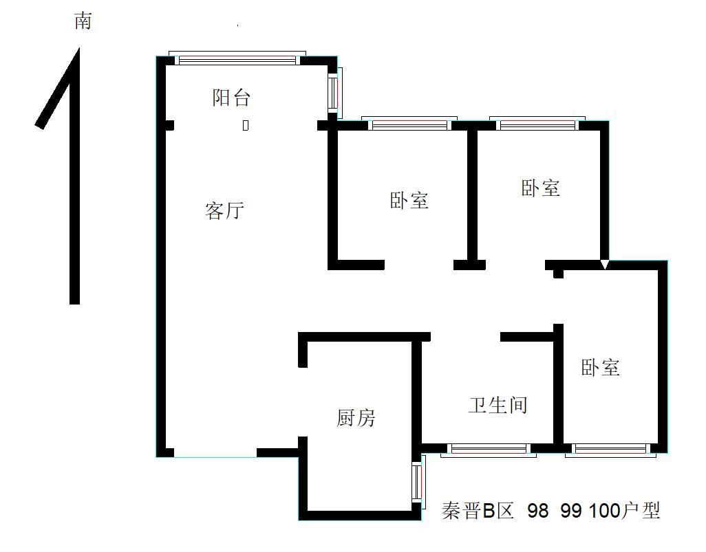 整租·秦晋花苑(B区)