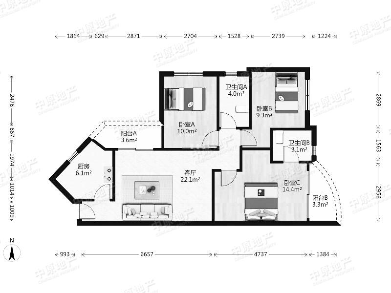 整租·天河广场