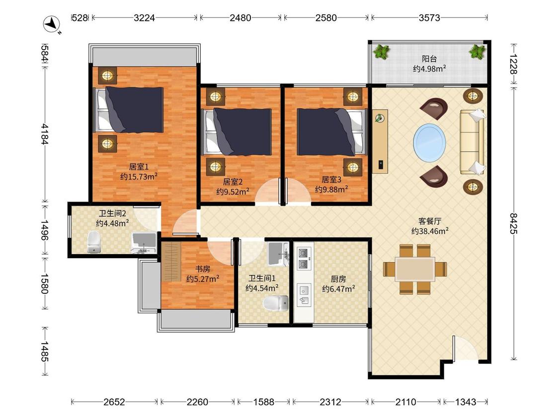 整租·龙光玖悦台