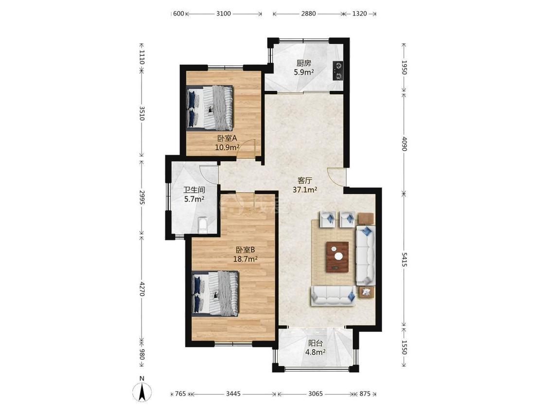 整租·绿城百合公寓(北区)