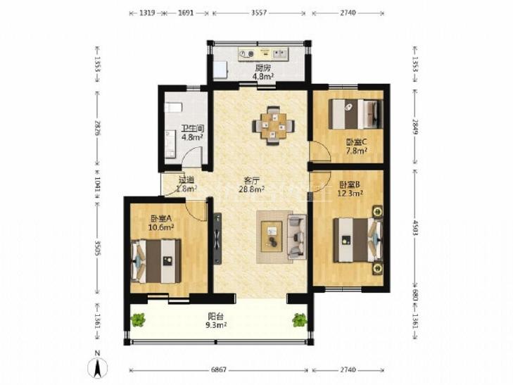 整租·疃里二区