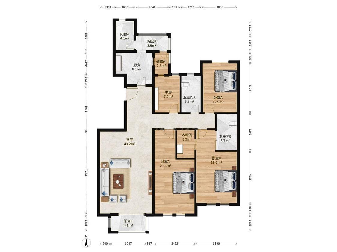 整租·绿城百合公寓(北区)