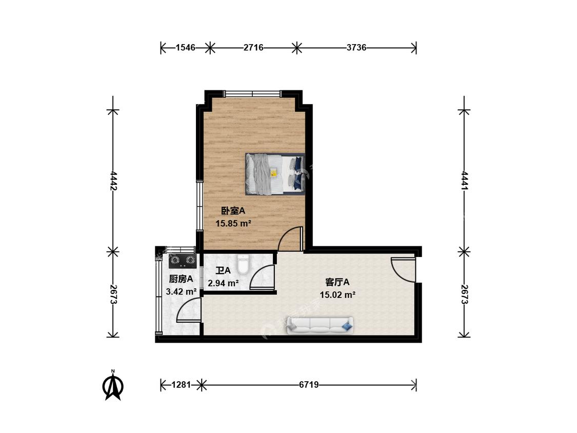 整租·松月村小区