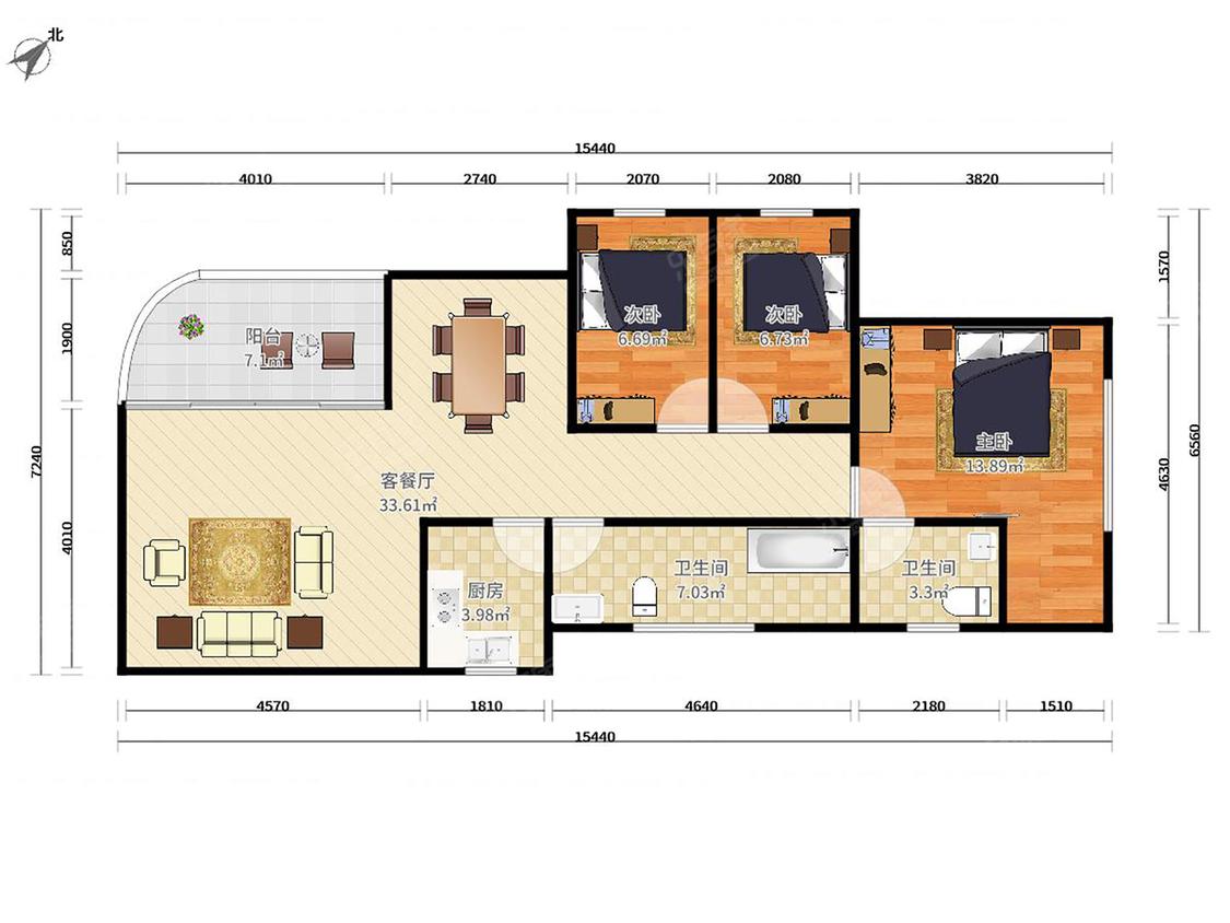 整租·百花公寓