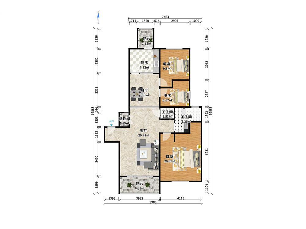 整租·惠灵顿海上花苑