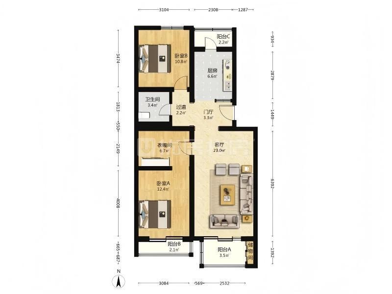 整租·柏阳景园(C区)