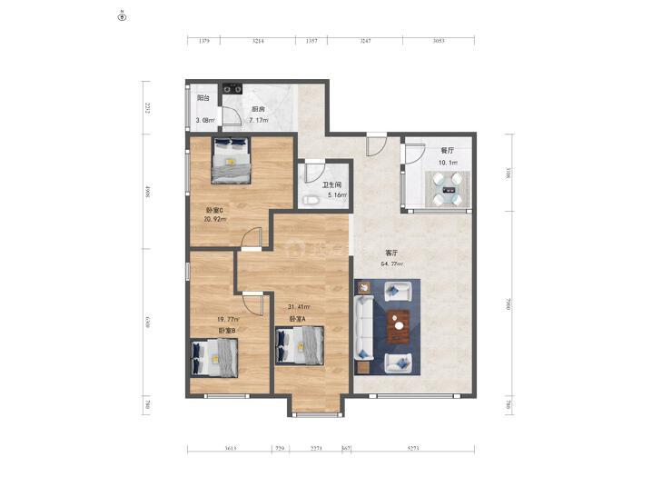 整租·润枫德尚苑