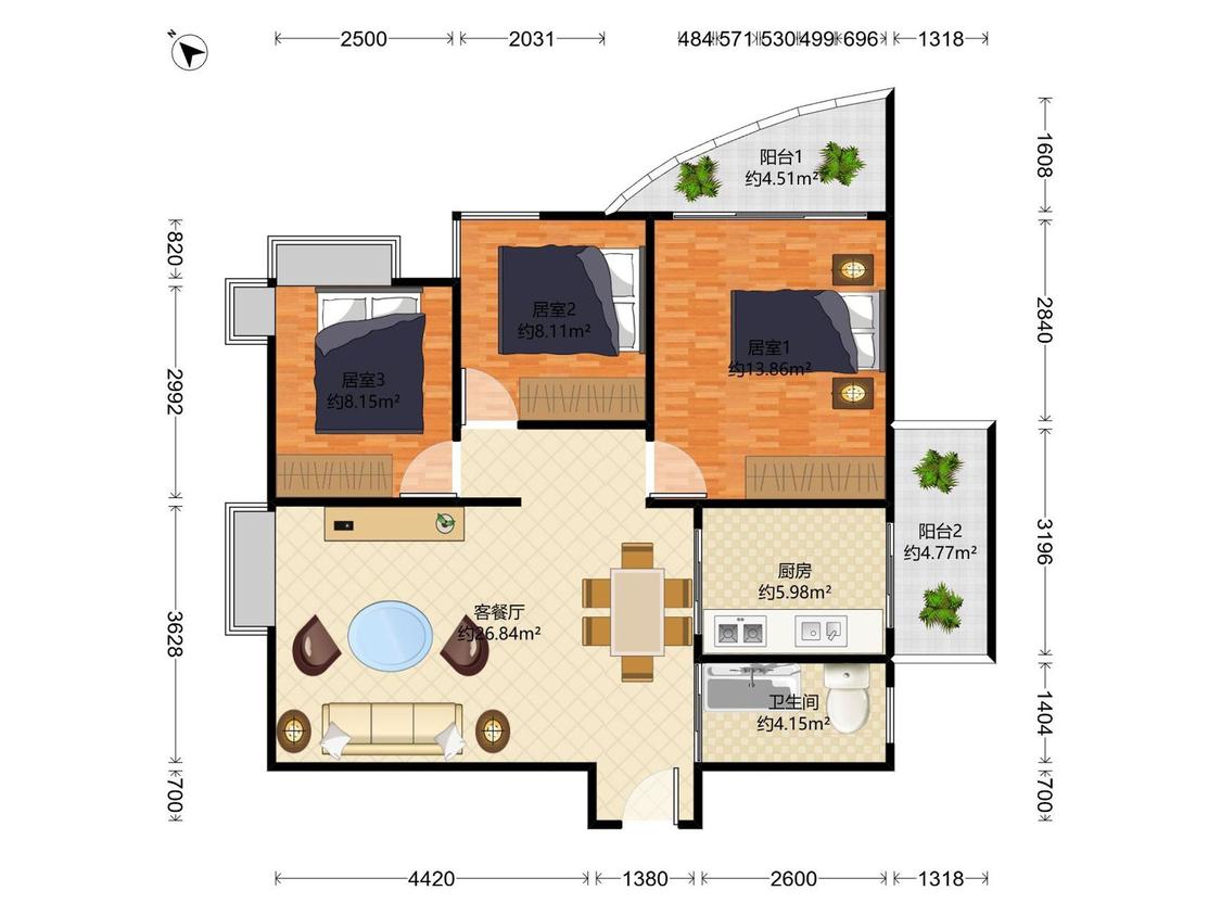 整租·天威花园