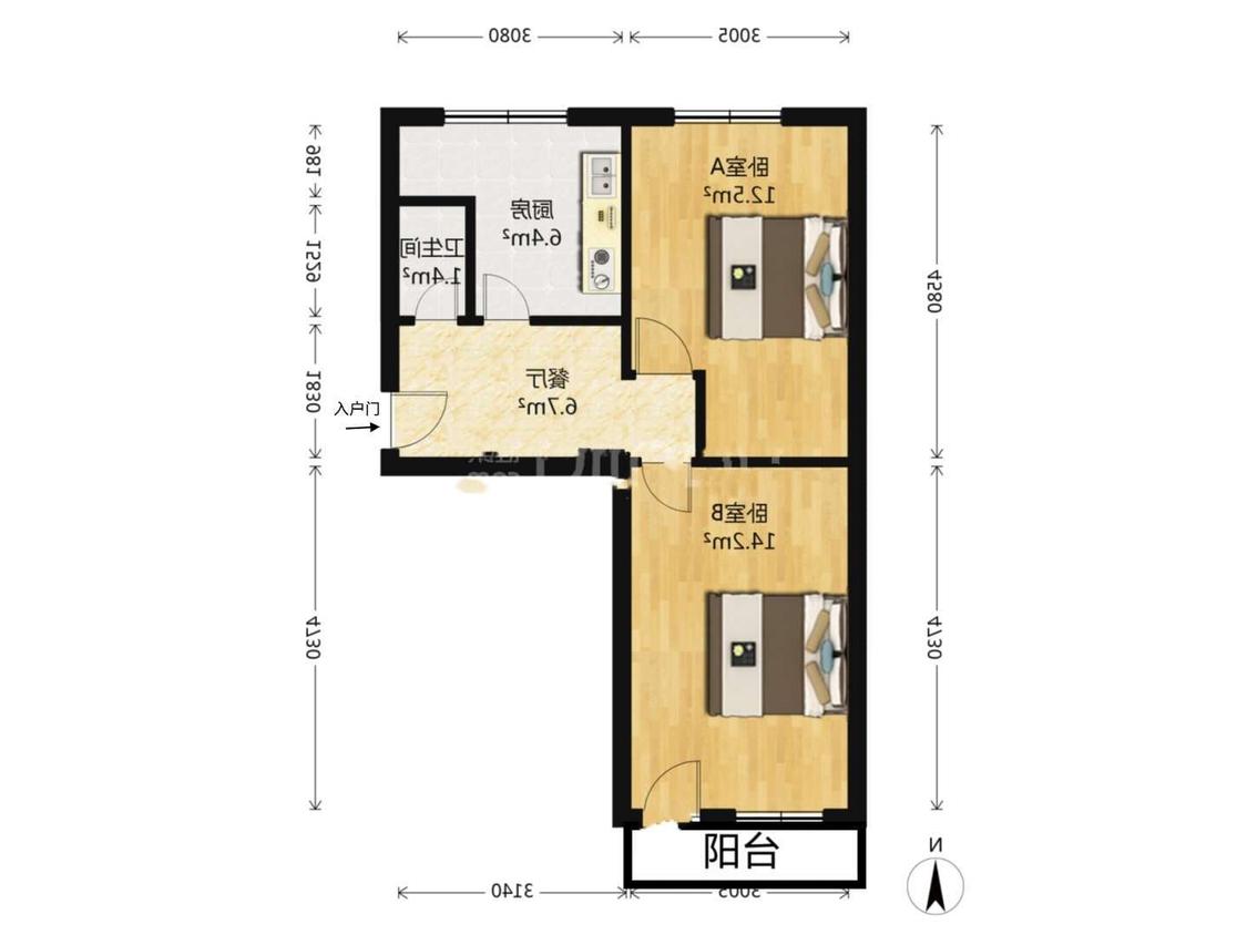 整租·钢铁大街37号街坊小区