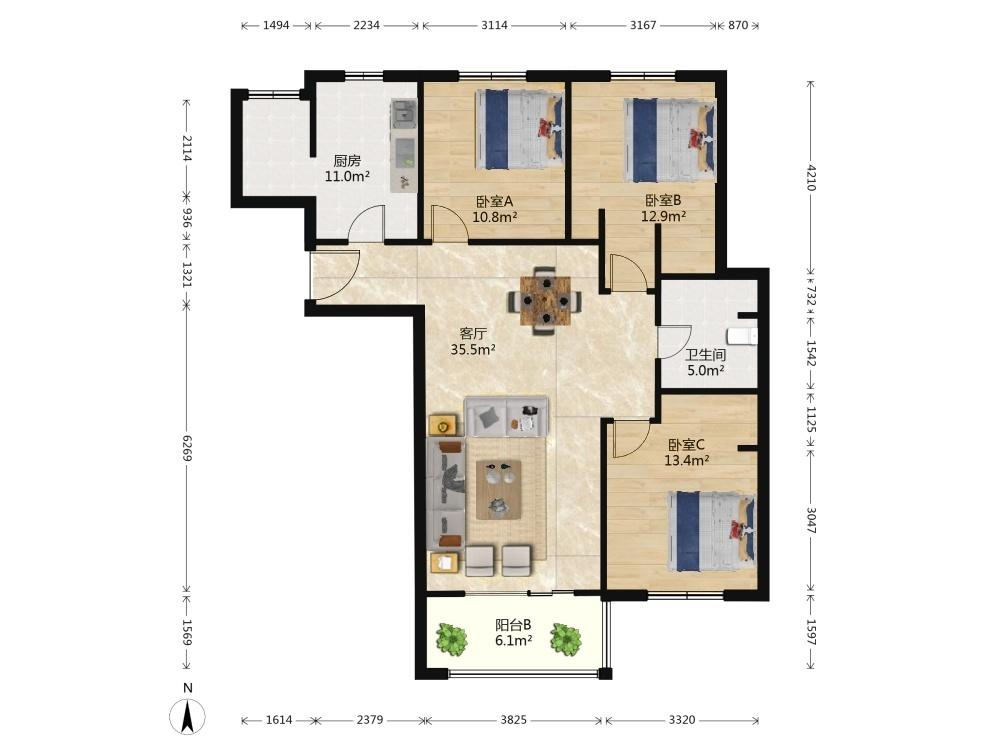 整租·博学苑(丹桂园)