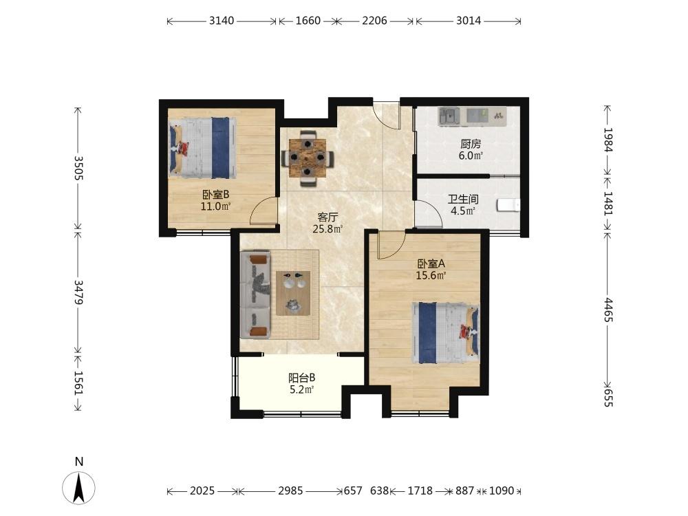 整租·后标营35号小区