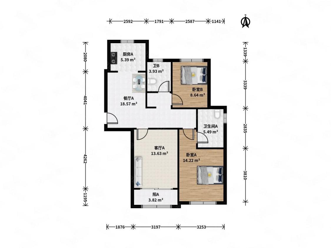 整租·金海华城华美新苑